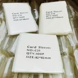 100pcs/set Transparent Card Sleeves Magic Board Game 13Kinds Cards Protector Sleeves