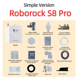 For Roborock Q Revo Max Edge QV35 S5V Q Revo Curv 2 Robot Vacuum Water Change Kit Auto Water Refill and Drain Water Hookup Kit