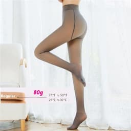 Customizable Artificial semi transparent warm wool tight fitting suit Leggings DDK403023