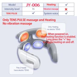 TENS Pulse Back Neck Massage 4 Models Electric Smart Shoulder Cervical Massager Muscle Beating Skin Care Tool