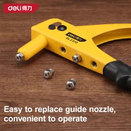 20Cr Steel Jaw One-Hand Rivet Gun Quick-Change 4 Nozzles 2.4/3.2/4/4.8mm Pop Riveter Heavy Duty Blind Rivet Tool Sheet Metal