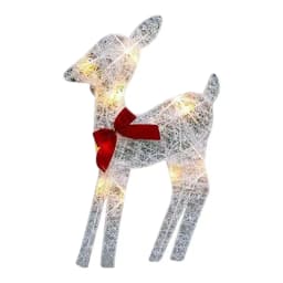 Night Lamp Deer Lighted Christmas Reindeer Solar Light Light Up Decoration For Garden Outdoor Standing Christmas Elk Ornament