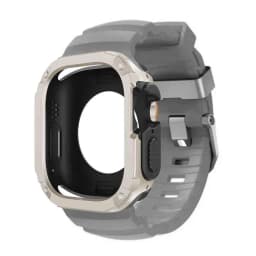 Silicone Strap+TPU PC Case For Apple Watch Ultra 3 2 1 49mm for iWatch Series 11 10 46mm band for Iwatch 9 8 7 6 5 4 45mm 44mm
