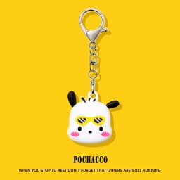 Cute Silicone AirTag Case Keychain For Apple AirTag Shockproof Protective Cover, Cartoon Key Ring Holder