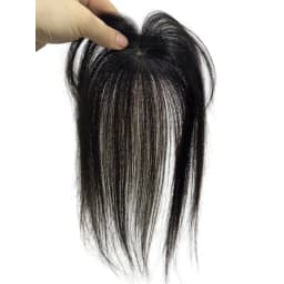3D Full Coverage Human Hair Bangs Clips in Hairpieces for Women Wispy Bangs Hair Extensions for Thining Hair Daily Wear