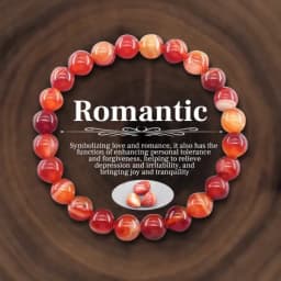 JD Natural Stone Jasper Quartz Beaded Wealth Lucky Bracelets for Women Men Classic Simple Stretch Bangles Yoga Healing Gifts