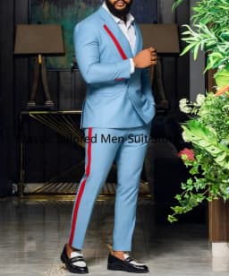 Black Men's Suits Slim Fit Shawl Lapel Formal Wedding Business Casual 2 Piece