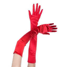 12 Color Longer Micro-reflective Satin Spandex Sunscreen Wedding Photo Party Bright Gloves Lady Aristocrat Graduation Mitten NV3