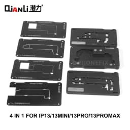 QianLi Middle Frame Reballing Platform Motherboard Fixture BGA Reballing Stencil for iPhone 11 12 13 mini 14plus 15 16 17Pro Max