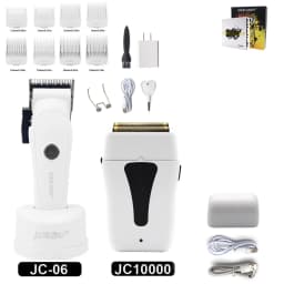 JUCAI Mini Candy Professional Hair Clipper for Men 7200RPM Brushless Motor Phantecho DLCBlade Base Charger Haircut Machine