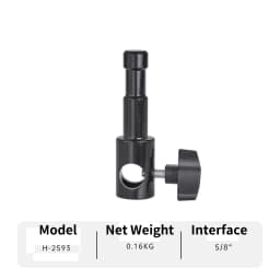 Meking Light Stand Adapter C Stand Camera Mount Light Stand Tripod Screw 1/4 "3/8" and 5/8" Fixing Nut Photo Studio Accessories