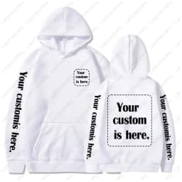 2026 Student Casual Custom Printed Text DIY Hoodie Customized Personalized Hoody Custom Hoodies Text Sweatshirt Clothes