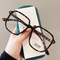 TR90 Material Square Shape Men's Glasses Frame Blue Light Blocking Eye Glasses Frames Women Korean Stylish Eyewear Frames