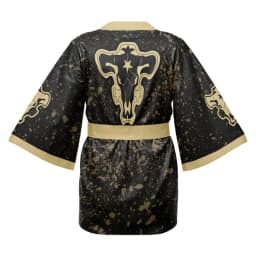 2026 New Pattern Men's Black and Red Gradient Japanese Outdoor Kimono