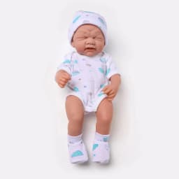 14 Inch 35cm Vinyl Baby Doll with Clothes Realistic Newborn Baby Doll Outfit Set Soft Body Reborn Doll Birthday Gifts Kids Toys