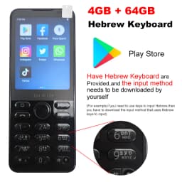 Qin F21 Pro Smart Touch Screen Wifi +2.8 Inch 3GB + 32GB / 4GB 64GB Bluetooth 5.0 480*640 Global Verison Play Store duoqin Ai