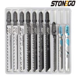 STONEGO 10PCS Reciprocating Saw Blade Jig Saw Blades For Wood/Metal Cutting Woodworking Tools Stonego Power Tool Accessories