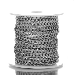 2M Thicken Stainless Steel Cuban Chains Bulk For DIY Jewelry Findings Making Necklace Materials Handmade Supplies