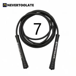 Super long 3.2 meters rope length 7mm PVC 15.5cm long handle 220 gram heavy fitness crossfit crossrope hiit skipping jump rope