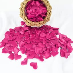 100/200Pcs Artificial Love Heart Petals Valentine's Day Wedding Party Confetti Petals Sponge Satin Fabric Table Bed Decorations