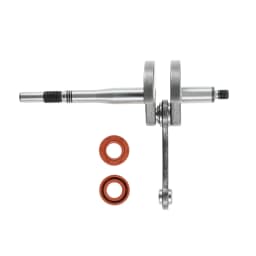 4140 030 0400 Crankshaft with 2pcs Seal Fit for Stihl FS38 FS40 FS45 FS46 FS55 String Grass Trimmer Outdoor Garden Power Tool