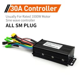 Ebike SineWave Three Mode Controller 24V-52V 17A 26A 30A 40A 45A TFT Display Throttle Hall Unlimited Motor 350W-2000W Moto