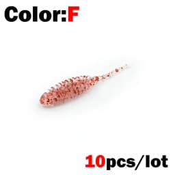 New 10pcs Wobblers mini Ocean Rock Fishing Soft Lures Rubber Soft Baits 3.5cm Soft Worm Artificial Baits Bass Silicone Fish