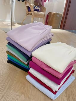 2026 Pure Cotton Ultra Comfortable Lazy Versatile Multi-color Spring Casual Sweatpants Color Chart Jogger Pants