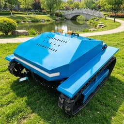 All Terrain 4x4 Lawn Mower with 60 Inch Deck and Roll Bar for Hilly Vineyards 4x4 Lawn Mower