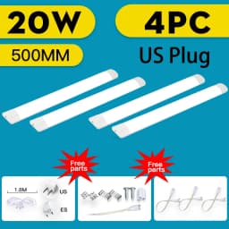 Led Tube Light 85-265V Led Bar Lamp Under Cabinets Lamp Tube Ceiling Wall Lamps Home Indoor Lighting Fixture For Kitchen Bedroom