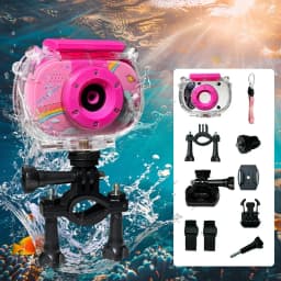 Kids Waterproof Camera 20MP Waterproof Underwater Digital Camera 1080P 10X Digital Zoom Screens Waterproof Digital Camera