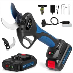 Electric Pruning Shears 40mm, 1150W 2Ah, 2 Gears, Powerful Battery Pruning Secateurs, Garden Tools for Orchard/Vine/Landscaping