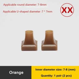 1 Pair Women High Heels Shoe Covers Square TPU/PVC Material Soft Damping Heel Protector Silencer Non-slip Heel Protector