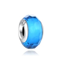 2024 new 925 glass pendant rainbow beads, suitable for European original bracelets, jewelry DIY accessoriesy Clip