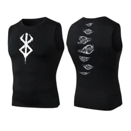 Y2K Compression T Shirt Men Workout Top Summer Sports Tights Running Tank Top Quick Dry Fitness Tank Top Skinny Vest Tight Tank