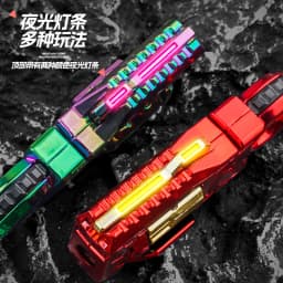 Mini Metal Multi Playability Ratchet Flip Antistress Toy Gun Ejection Shell EDC Stress Relief Fidget Spinner Fidgeting Toys Gift