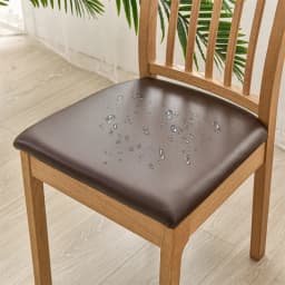 Waterproof Chair Cushion Cover For Kitchen Dining Room Leather Seat Cover Dining Room Chair Seat Cushion Cover Solid Color
