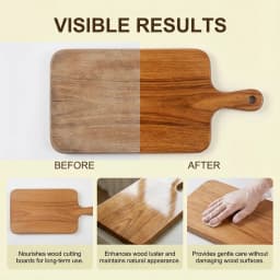 Lemon Cutting Board Wax Food Grade Protective Nourishing Wood Wax Safe for Food-Contact Multifunctional Wood Utensils Refresher
