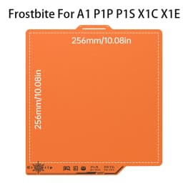BIQU Panda Build Plate CryoGrip Pro Glacier/Frostbite Spring Steel 2-Sided Textured for BambuLab P1P P1S P2S A1 X1 3D Printer