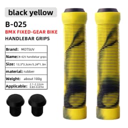 MOTSUV Bicycle Handlebar Grips Non-Slip Soft Rubber Mountain Bike Grips For 22.2mm Handlebar Scooter Tricycle BMX Handle Bars