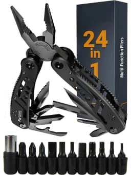Multifunctional 24 in 1 Wire Cutters Universal Diagonal Pliers Anti Slip Durable Tool for Electrician Hardware Repair Jobs