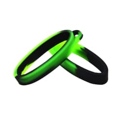 2PCS 40mm Silicone Ring Lanyard Band With Hole For Box Mechanical Rod Accessories Rope Hanging Loop Keychain Rubber Decoration