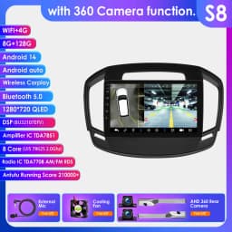 Hizpo 2 DIN Android 13 Car Radio For Buick Regal For Opel Insignia 2014 - 2017 Multimedia Stereo Screen Carplay 7862 AutoRadio