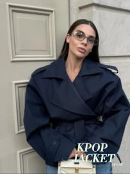 Elegant Lace Up Solid Overcoat Women Chiclapel Collar Button Full Sleeve Loose Coat Autumn Female Street New Oversize Outerwear