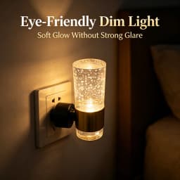 Night Light 3000K Night Lights Plug into Wall LED Nightlight with 0-100LM Adjustable Brightness Automatic Night Light for Room