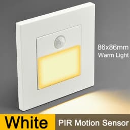 PIR Motion Detector Sensor Led Stair Light Infrared Human Body Induction Lamp Recessed Steps Ladder Staircase Bedroom Decoration