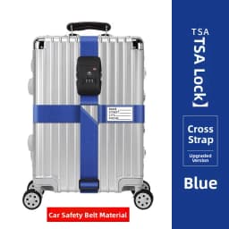 Travel Luggage Strap Cross Safety Fixation Baggage Tie down Cargo Bag Protection Buckle Rope Strengthening Band Accessories