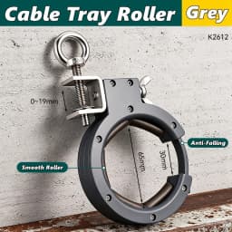 Cable Tray Roller Pulley Wire Guide Threading Tool Bottom Hung Mount Time Saving Wiring Aid Fixation Construction Auxiliary Tool