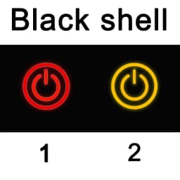 16/19/22MM Two Color LED Black Waterproof Metal Button Switch Power Symbol Suitable for Cars Ships Motorcycles 6V 12V 24V 220V