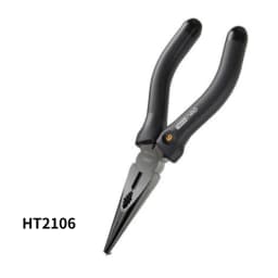 Deli Pointed Nose Pliers 6-Inch Steel Wire Pliers Multifunctional Eccentric Labor-Saving Household Manual Wire Stripping Pliers